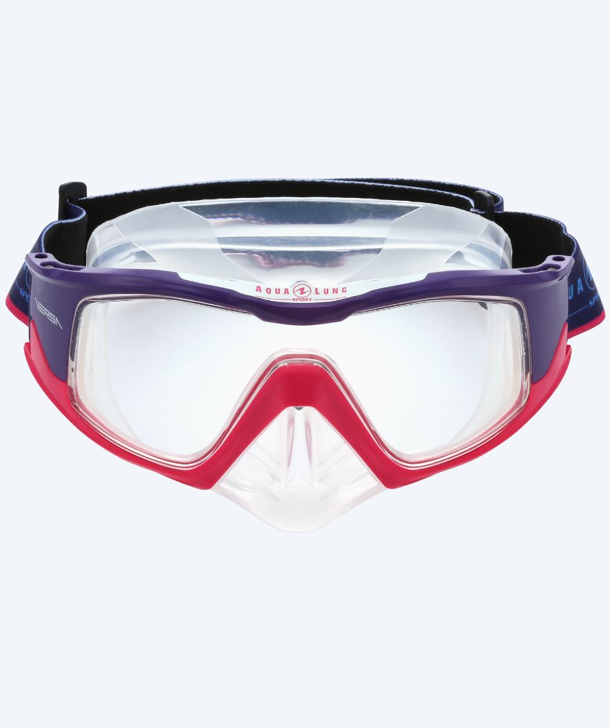 Aqualung swim mask for adults - Versa - Pink/purple