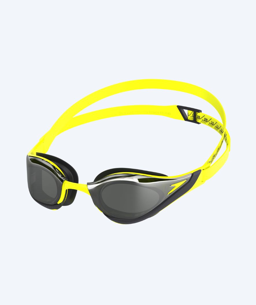 Speedo Elite swim goggles - Fastskin Pure Focus Mirror - Yellow/black