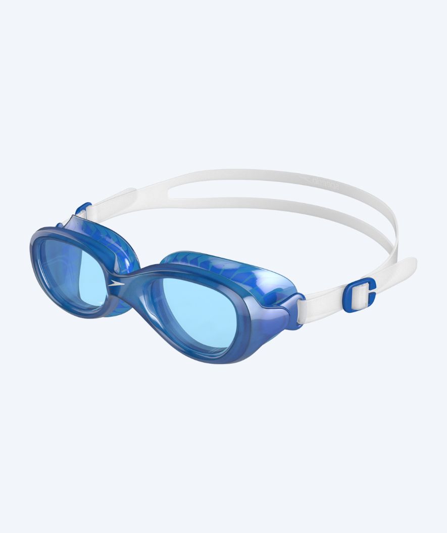 Speedo swimming goggles for kids (6-14) - Futura Classic - White/blue