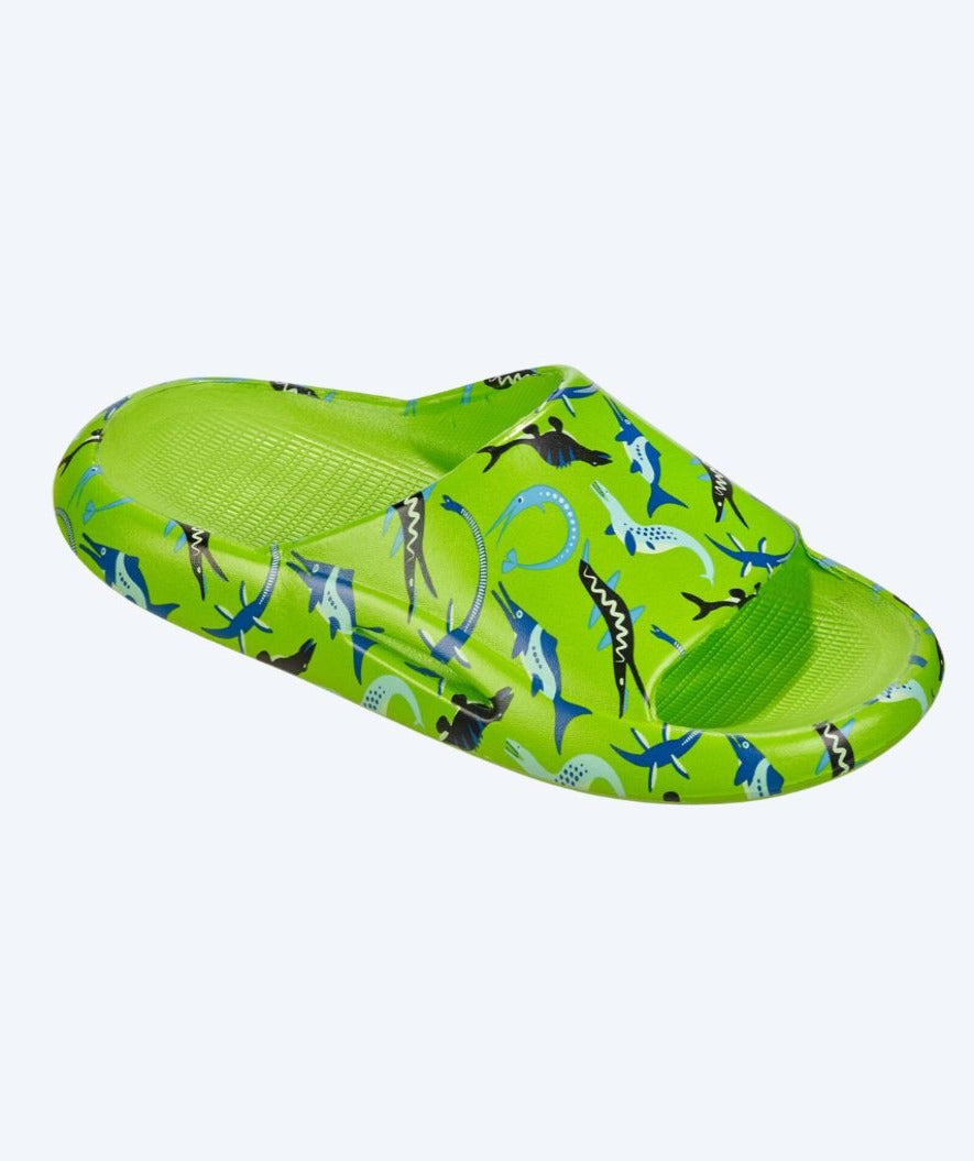 Beco swim sandals for kids - Ocean Dinos - Green