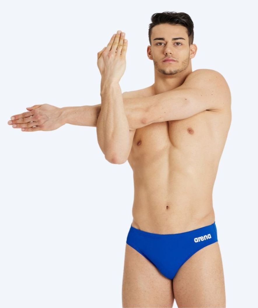 Arena triangular swim trunks for men - Team Solid - Blue