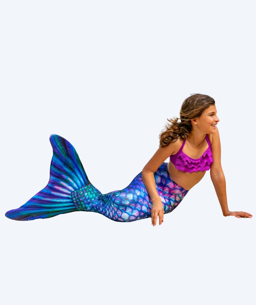 Fin Fun mermaid tail for kids - Set - Ice Dragon (Purple)