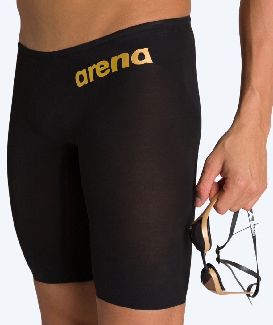 Arena competition swim trunks for men - Carbon Air 2 - Black/gold