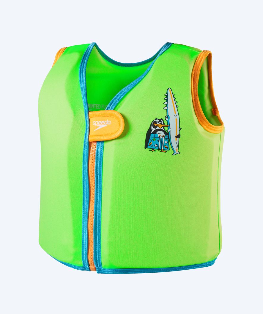 Speedo swim vest for kids - Character Printed - Green/blue