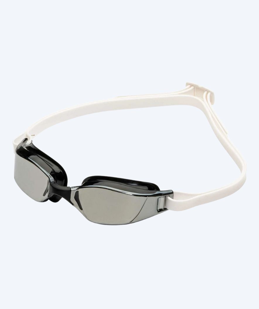 Aquasphere racing swimming goggles - Xceed A1 - White/black (Mirror lens)