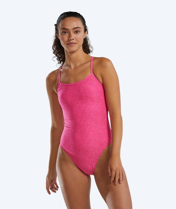 TYR swimsuit for women - Durafast Elite Lapped - Light pink