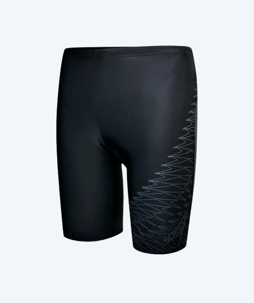 Speedo jammer for men - Medley Logo - Black/Grey