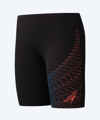 Speedo jammer for boys - Medley Logo - Black/Pink