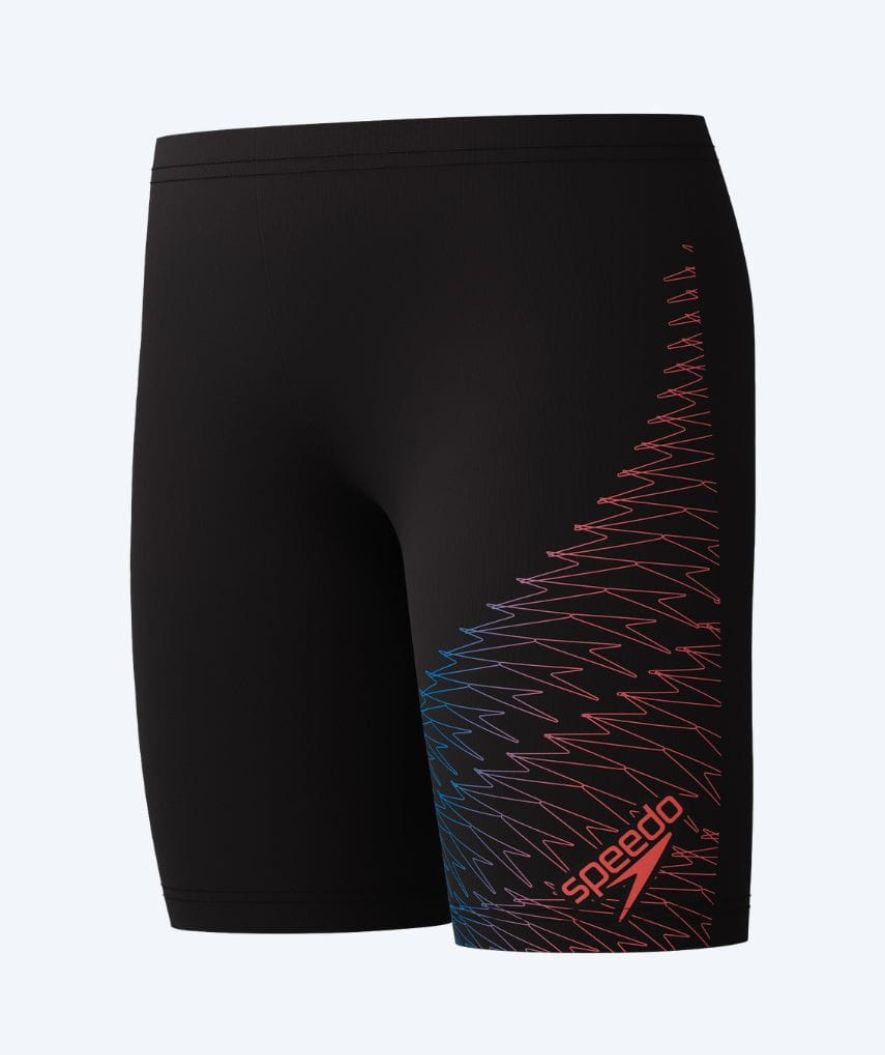 Speedo jammer for boys - Medley Logo - Black/Pink