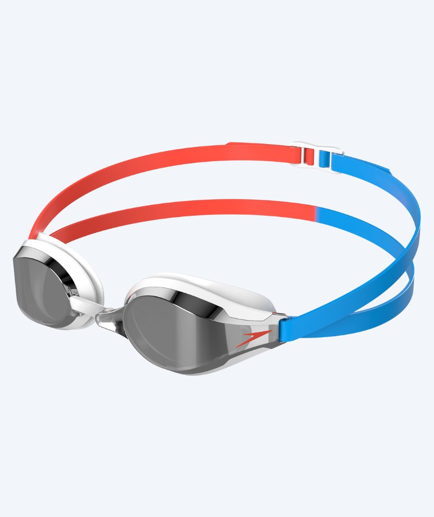 Speedo Elite swim goggles - Fastskin Speedsocket 2 Mirror - Red/blue