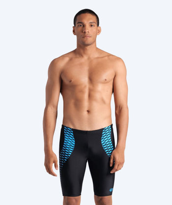 Arena jammer for men - Openings - Black/light blue