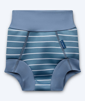 Watery swim nappies for children - Neoprene Swim Nappy - Nordic Blue Stripes