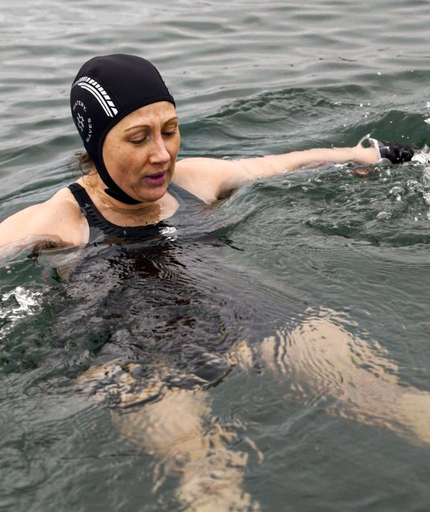 Watery neoprene hood - Reptile (3mm) - Black