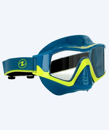 Aqualung diving mask for adults - Vita - Dark blue/yellow