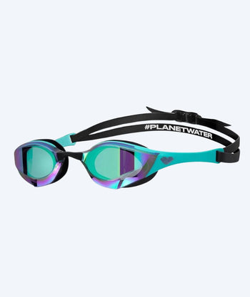 Arena Elite swim goggles - Cobra Edge SWIPE Mirror - Black/Turquoise