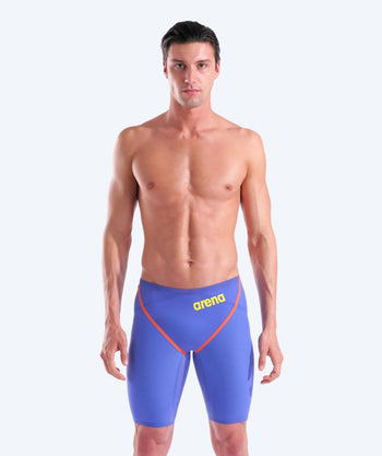 Arena competition swim trunks for men - Carbon Glide - Future Dusk/coral (Limited 2025)