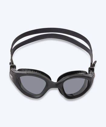 Watery exercise swim goggles - Kelvin Active - Black (Smoke lens)