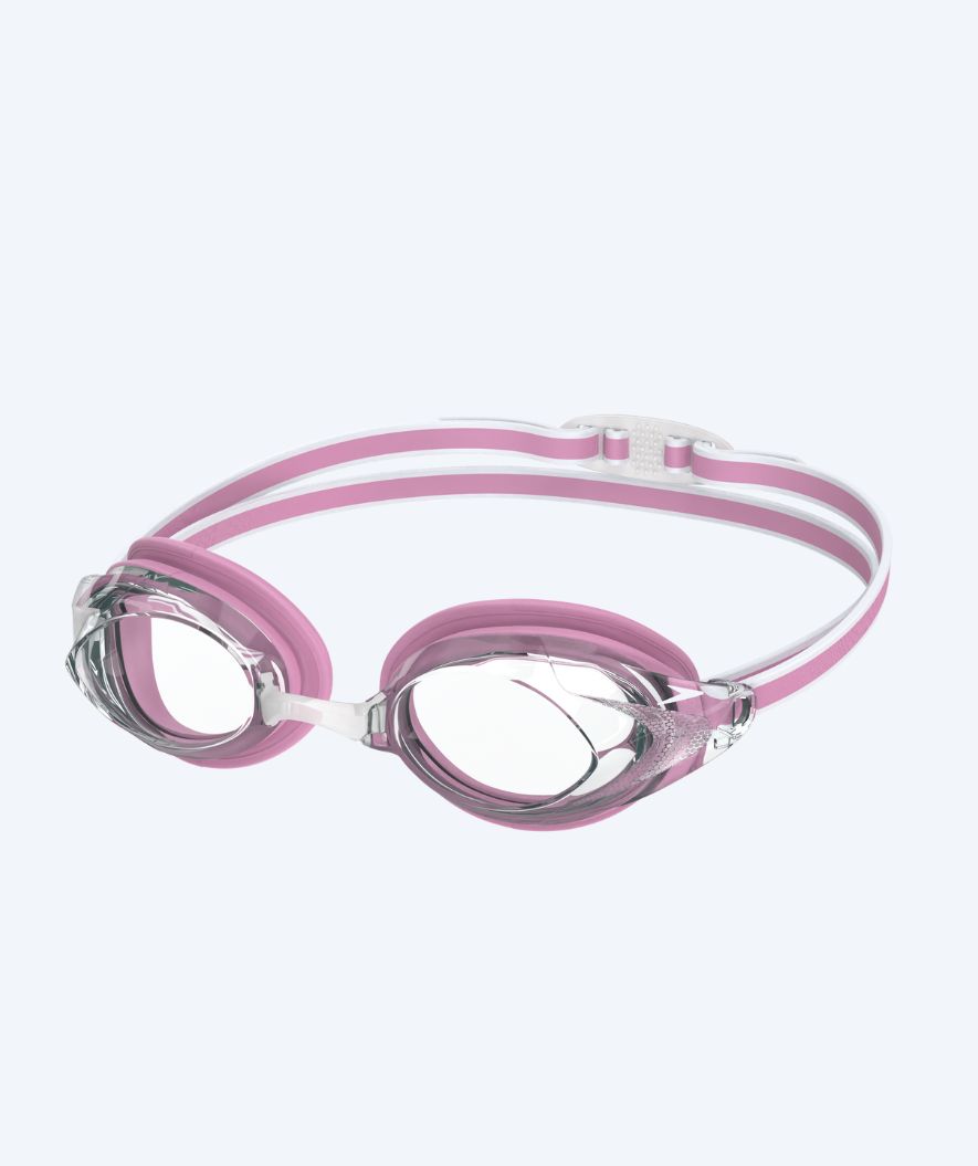 Speedo Elite swim goggles for women - Vanquisher 3.0 - Light pink/clear