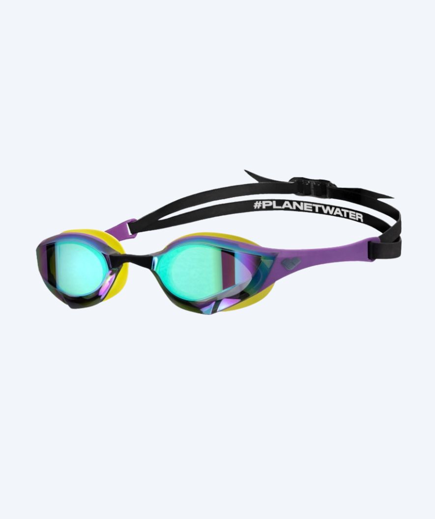 Arena Elite swimming goggles - Cobra Edge SWIPE Mirror - Yellow/purple