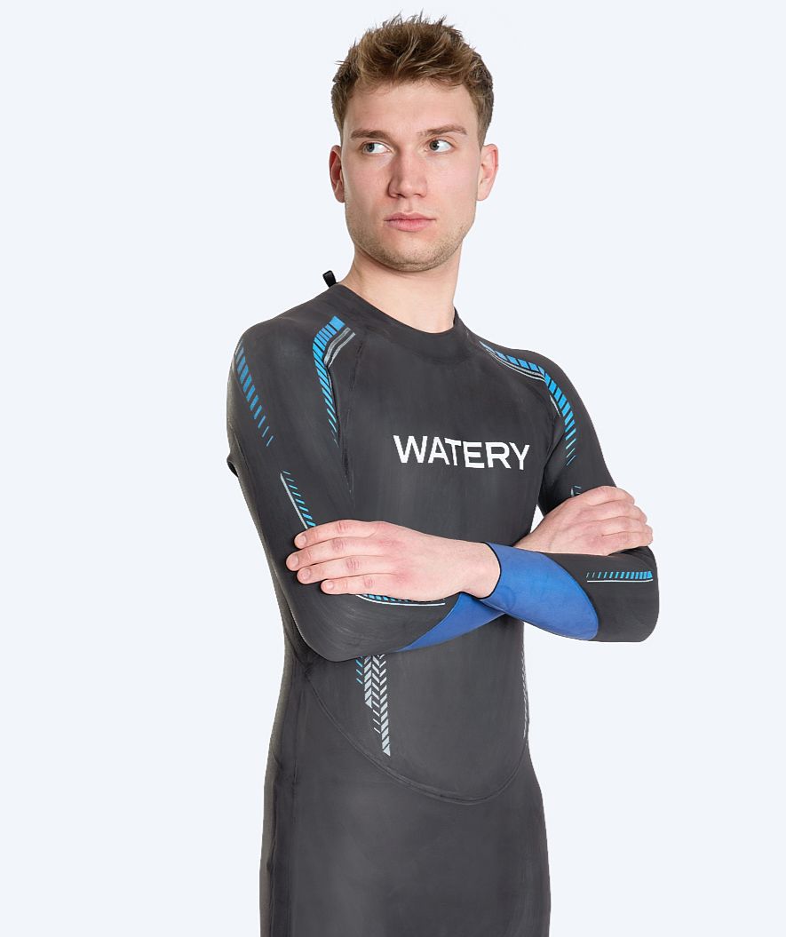 Watery wetsuit for men - Calder Rapid - Black/Blue