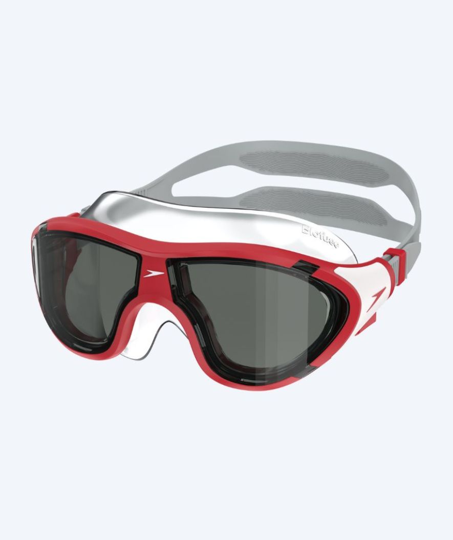 Speedo junior swim mask - Biofuse 2.0 - Red (Smoke lens)