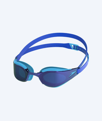 Speedo racing swimming goggles for kids (6-14) - Fastskin Hyper Elite Mirror - Blue