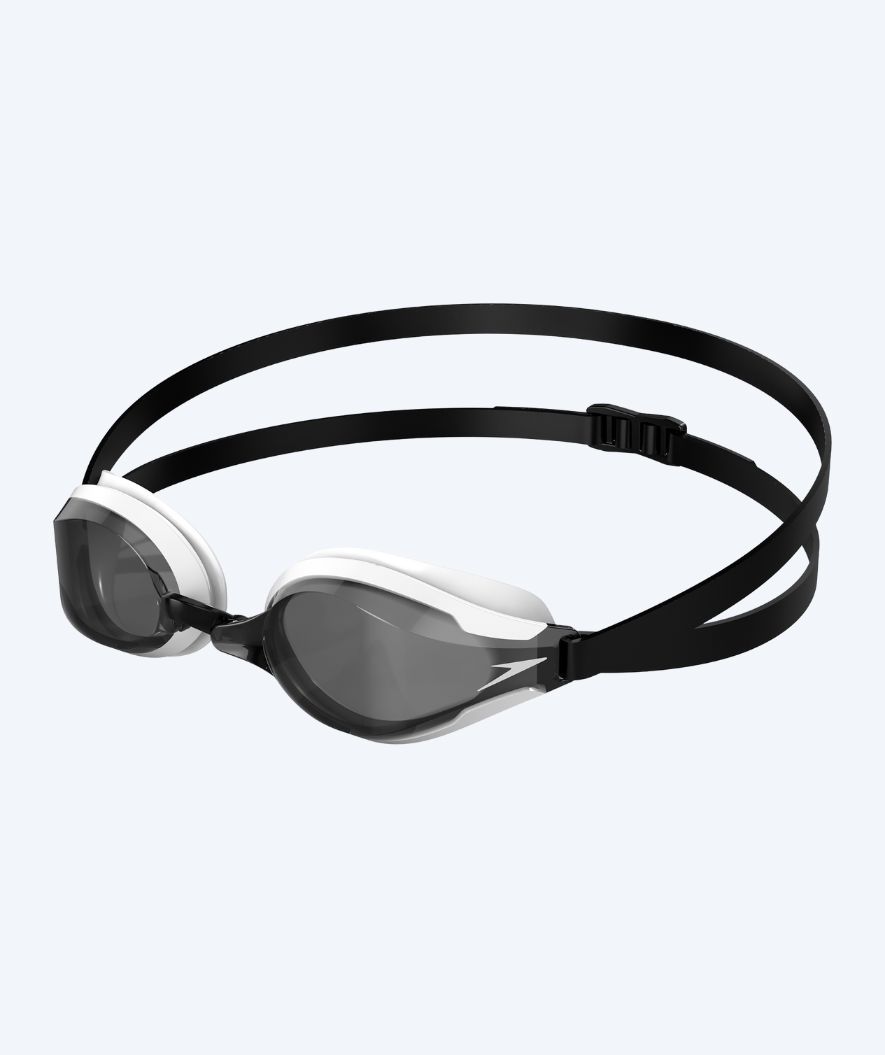 Speedo Elite swim goggles - Fastskin Speedsocket 2 - White/Black (Smoke lens)