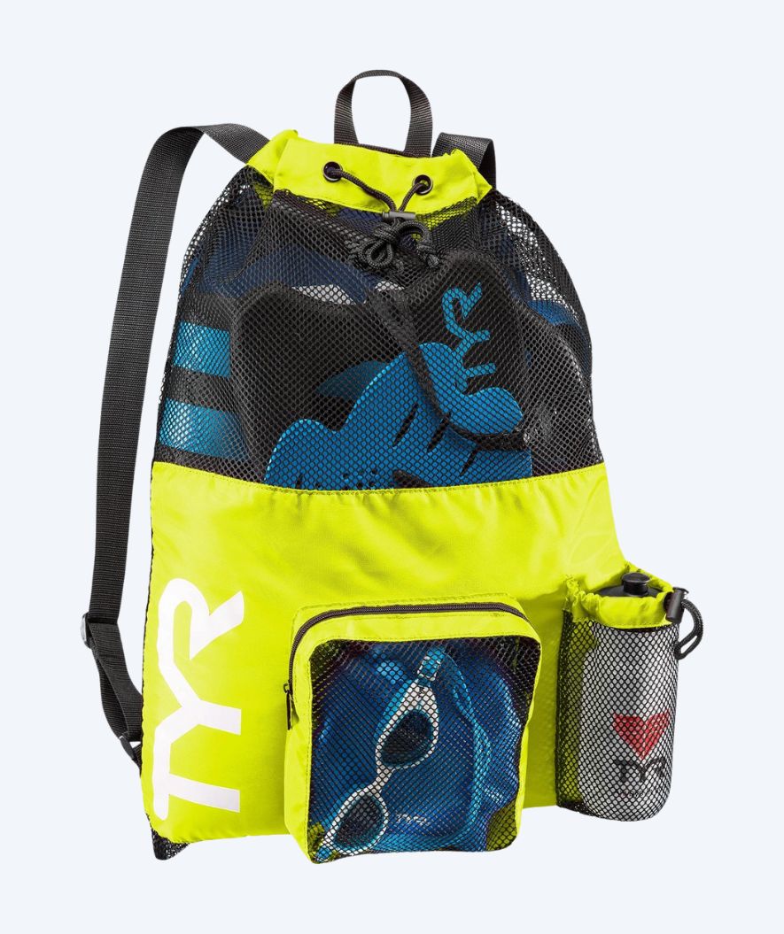 TYR swim net - Big Mesh Mummy 40L - Yellow