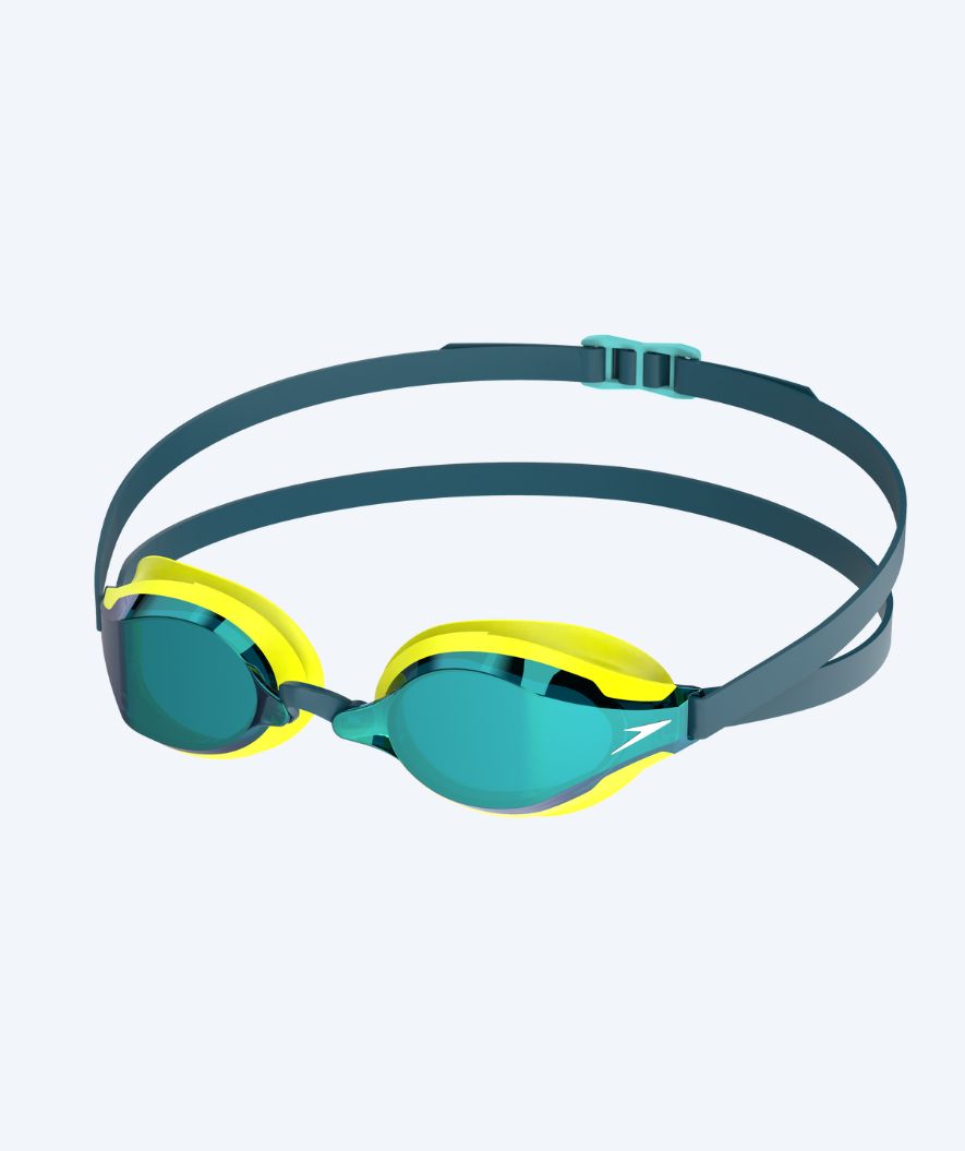 Speedo Elite swim goggles - Fastskin Speedsocket 2 Mirror - Yellow/green