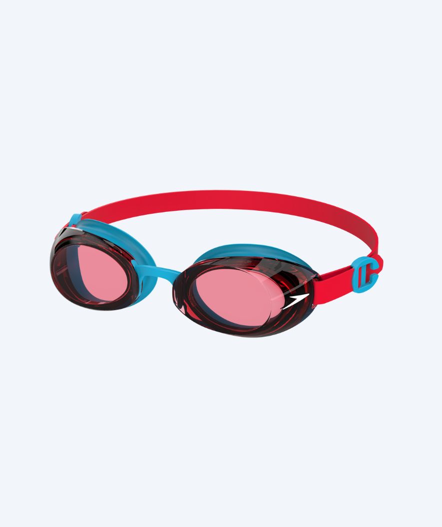 Speedo swimming goggles for kids (6-14) - Jet 2.0 - Blue/red