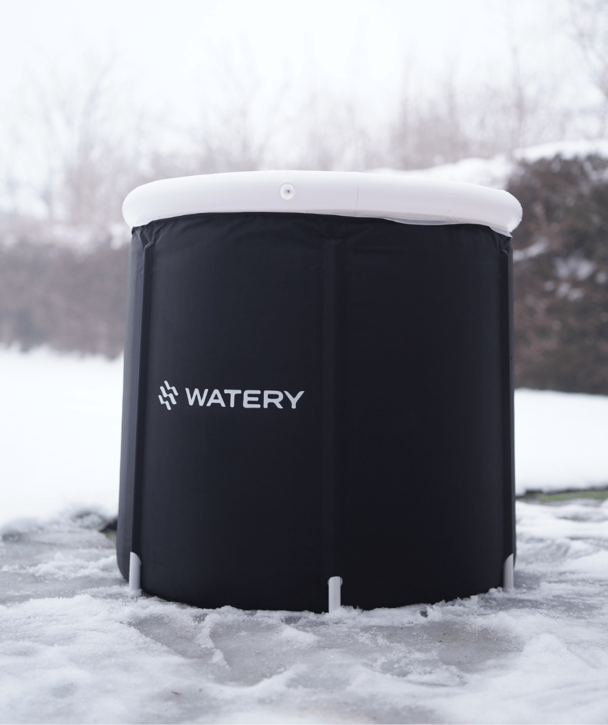 Watery inflatable cold plunge - Hero - Black