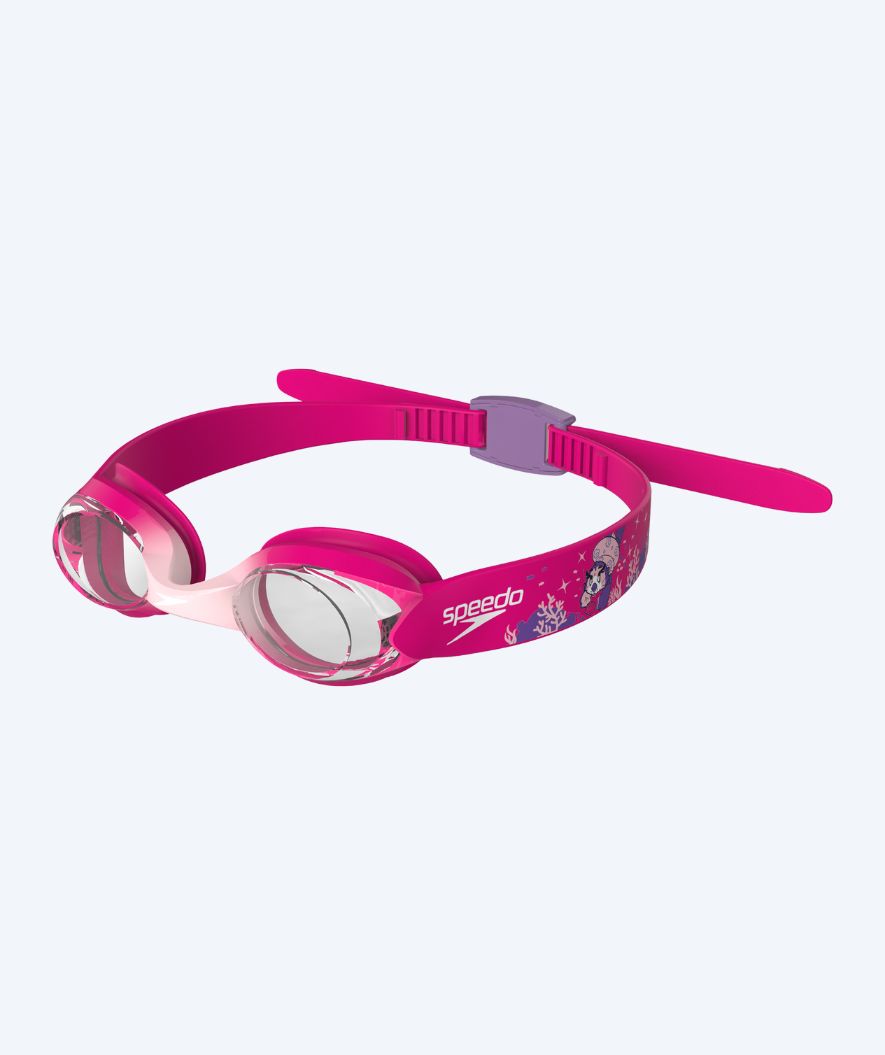 Speedo swimming goggles for kids (2-6) - Infant Illusion - Pink/clear