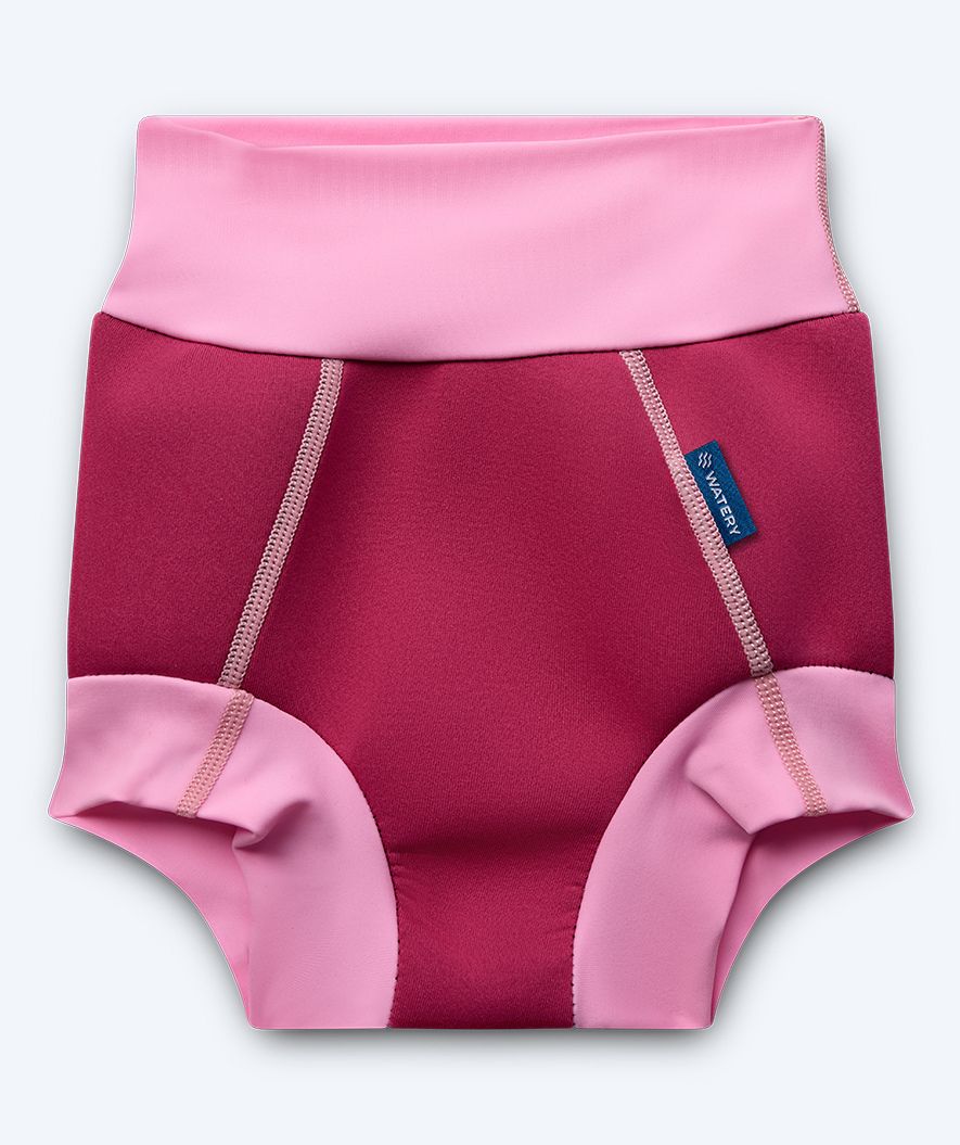 Watery swim nappies for kids - Neoprene Swim Nappy - Atlantic Pink