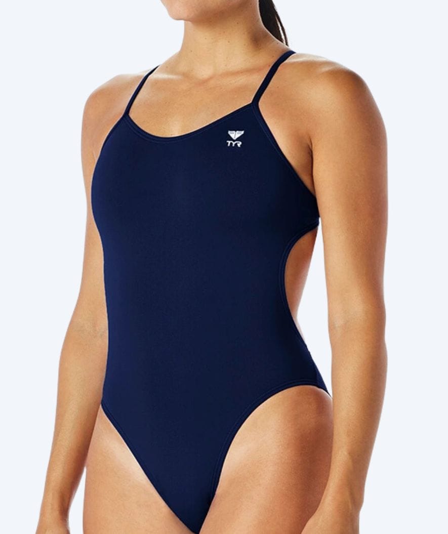 TYR swimsuit for women - Durafast Elite Cut - Dark blue