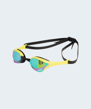 Arena Elite swimming goggles - Cobra Ultra SWIPE Mirror - Yellow/lime