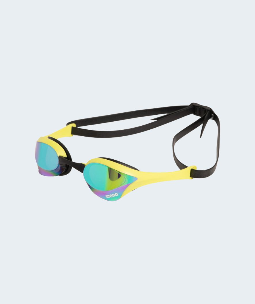 Arena Elite swimming goggles - Cobra Ultra SWIPE Mirror - Yellow/lime