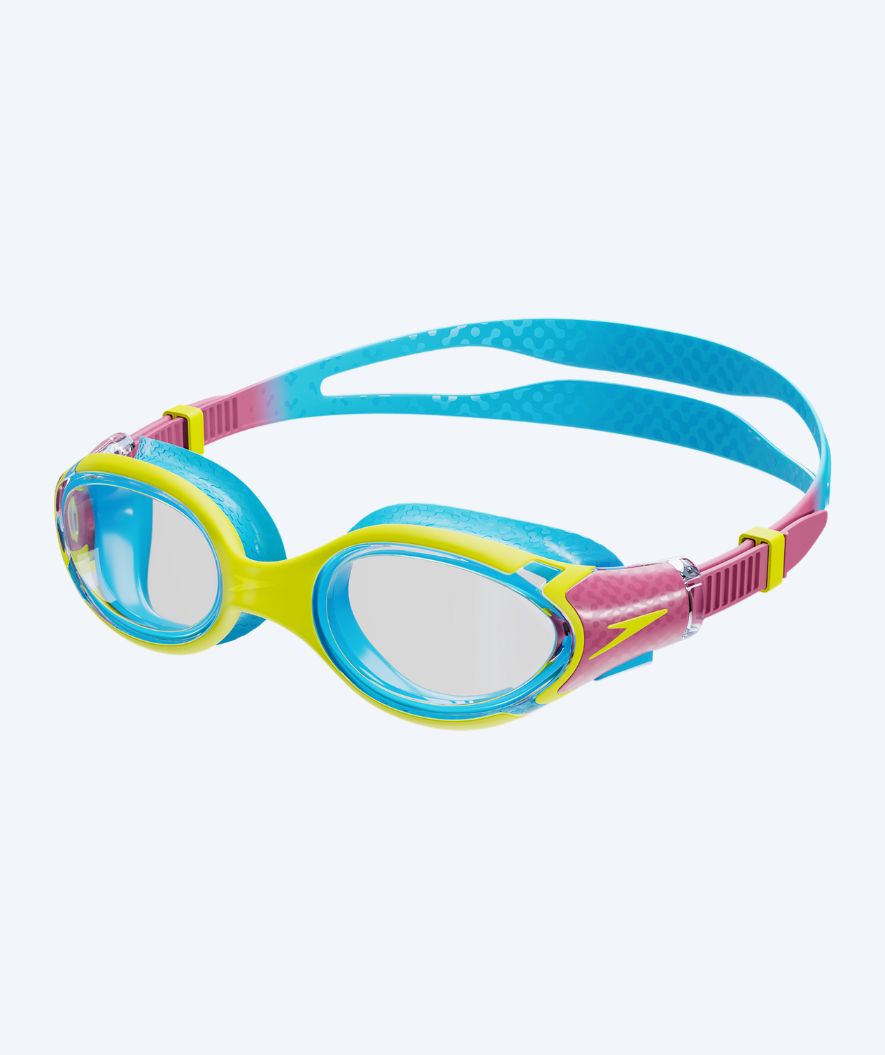 Speedo swim goggles for kids (6-14) - Biofuse 2.0 - Yellow/blue