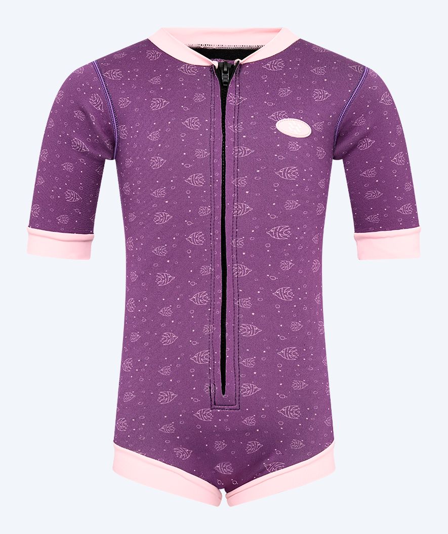 Watery wetsuit for kids - Baia Full-Body - Atlantic Purple