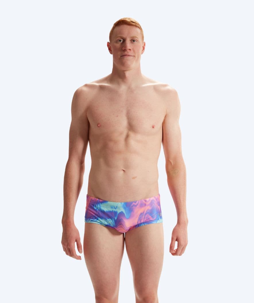 Speedo swim trunks for men - Club Training Allover - Blue/purple