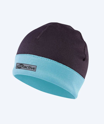 Beco neoprene hood - Black/light blue