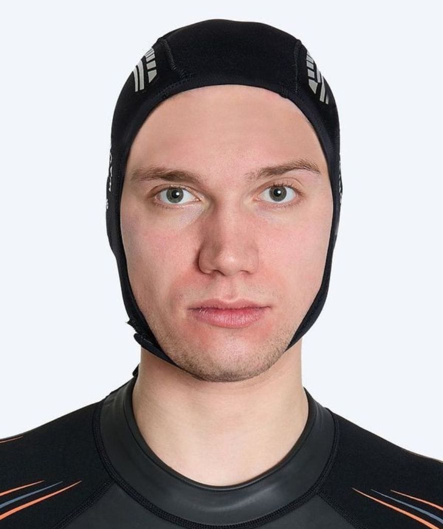 Watery neoprene hood - Reptile (3mm) - Black