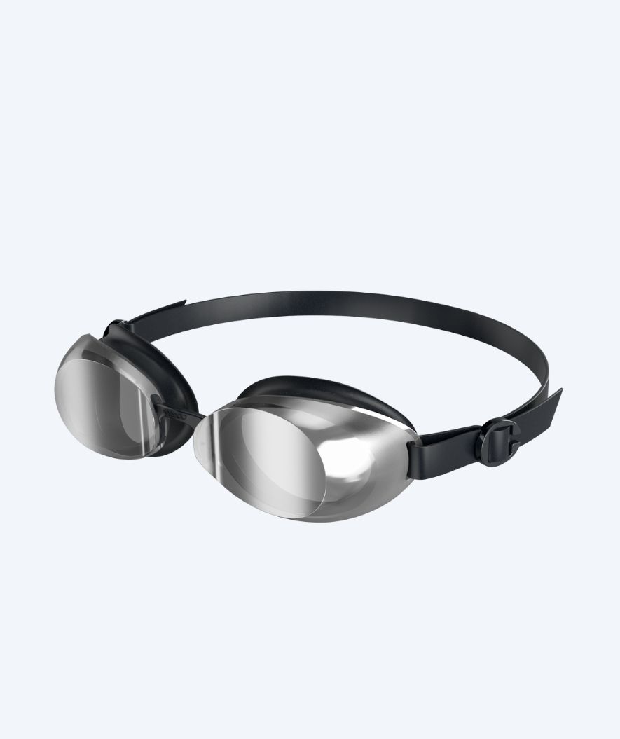 Speedo training swimming goggles - Jet 2.0 - Black/silver (Mirror lens)