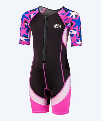 Beco wetsuit for kids in neoprene - Shorty - Pink