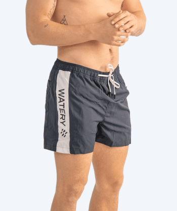 Watery swim shorts for men - Signature Eco - Dark blue