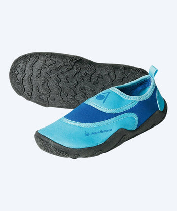 Aquasphere neoprene swim shoes for kids - Beachwalker - Light blue