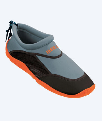 Beco neoprene water shoes for adults - Grey/orange
