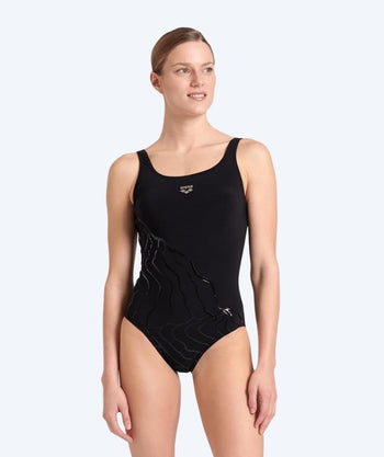 Arena swimsuit with inserts for women - Luisa - Black