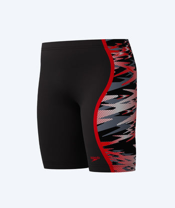 Speedo jammer for boys - Hyperboom Splice - Black/grey