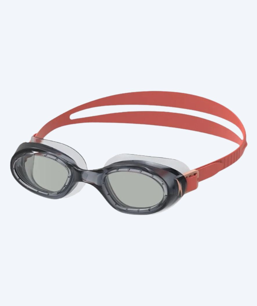 Speedo swimming goggles for kids (6-16) - Futura Hydrospex - Red/smoke