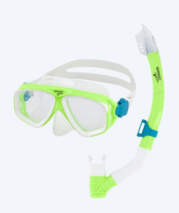Speedo Combo snorkel set for junior (6-16) - Adventure - Green/clear